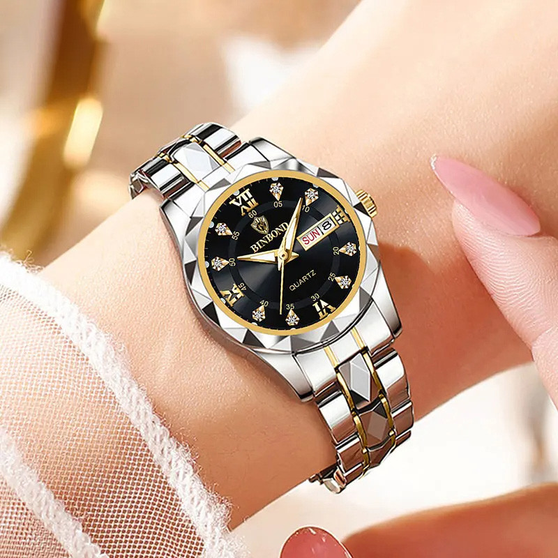 Жіночий годинник BINBOND black