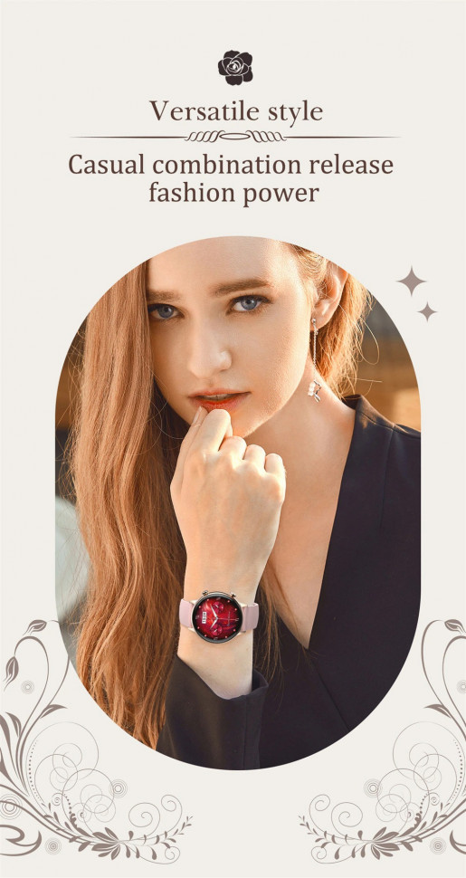 Смарт-годинник Women's Smart Device 8 gold steel