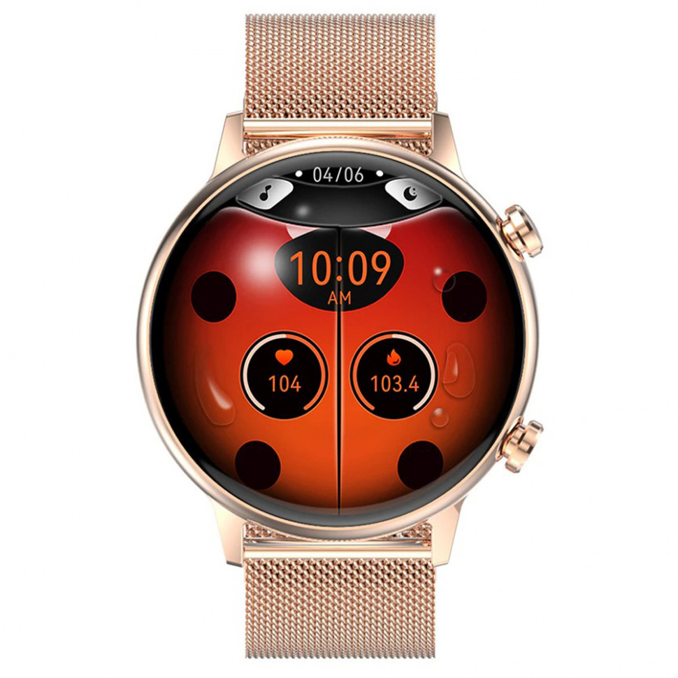 Смарт-годинник Women's Smart Device 8 gold steel