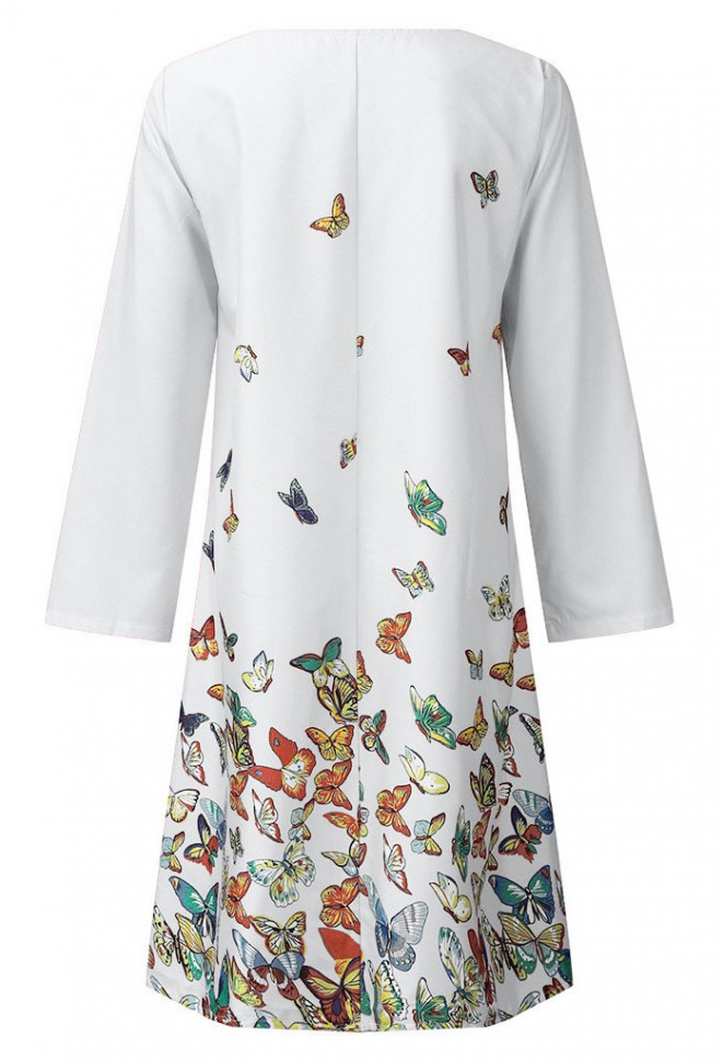 Плаття "Yvonne" white + butterflies