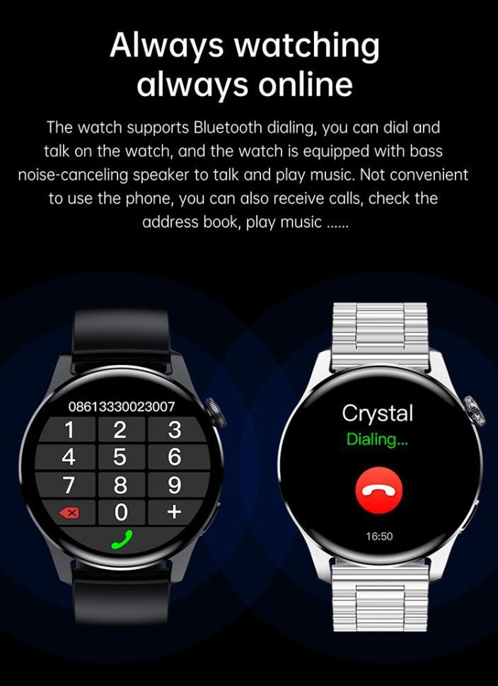 Смарт-годинник Smart Device 85 black steel