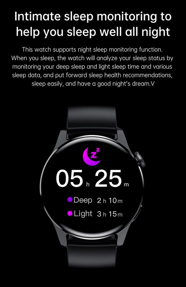 Смарт-годинник Smart Device 85 black steel