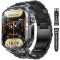 Смарт-годинник протиударний Smart Device 32 black steel, 2 ремінці