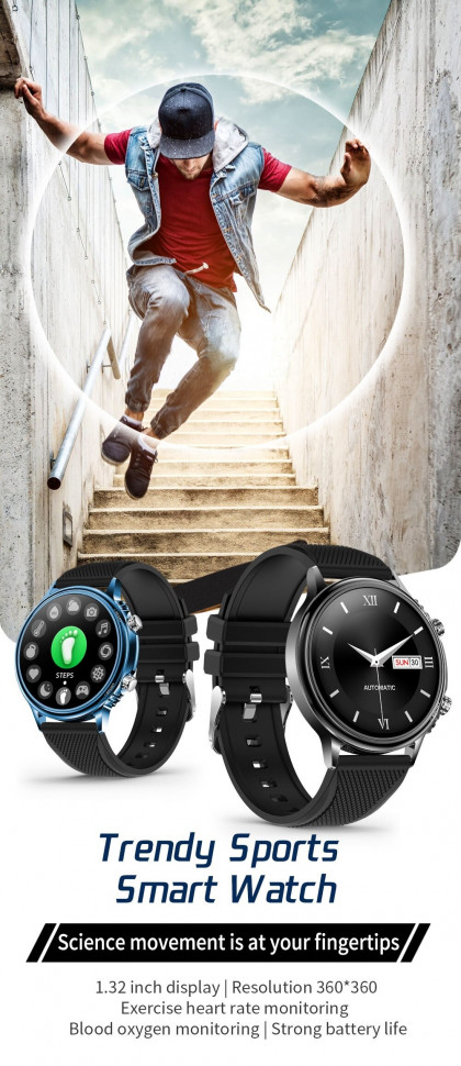 Смарт-годинник Smart Device 97 gold steel