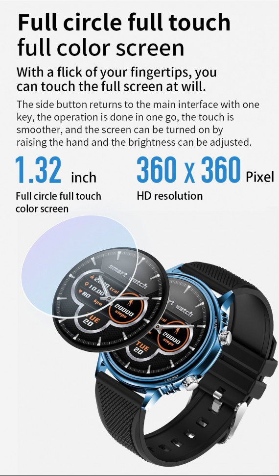 Смарт-годинник Smart Device 97 gold steel