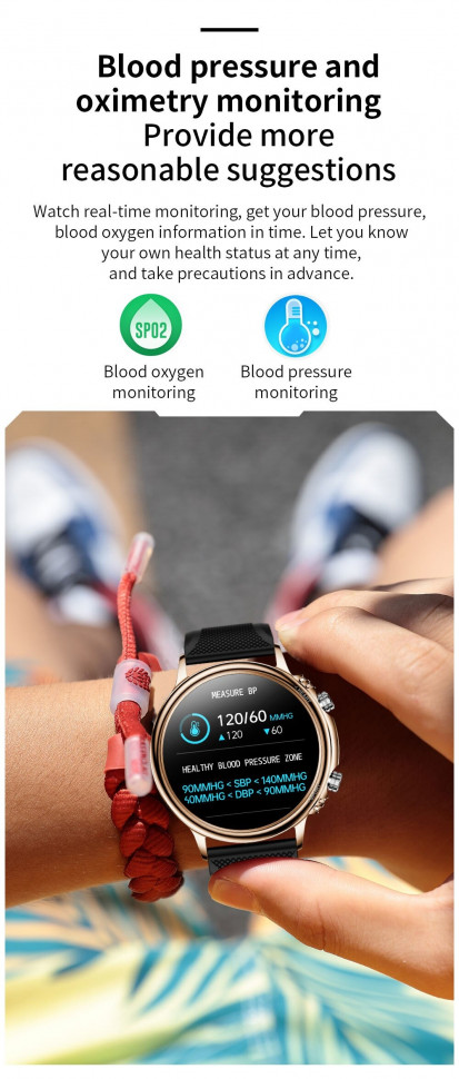 Смарт-годинник Smart Device 97 gold steel