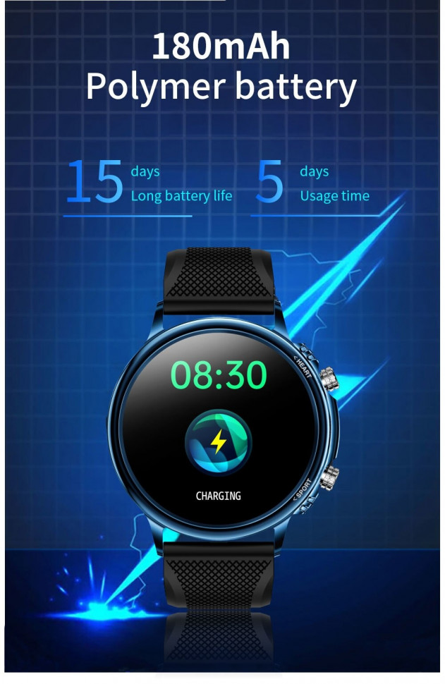 Смарт-годинник Smart Device 97 gold steel