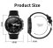 Смарт-годинник Smart Device 97 gold steel