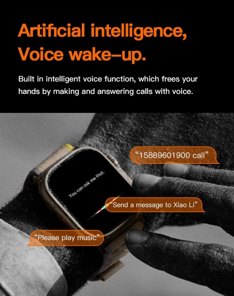 Смарт-годинник Watch Ultra+ alpine loop orange 