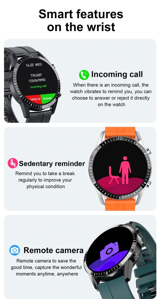 Смарт-годинник Smart Device 71 black steel