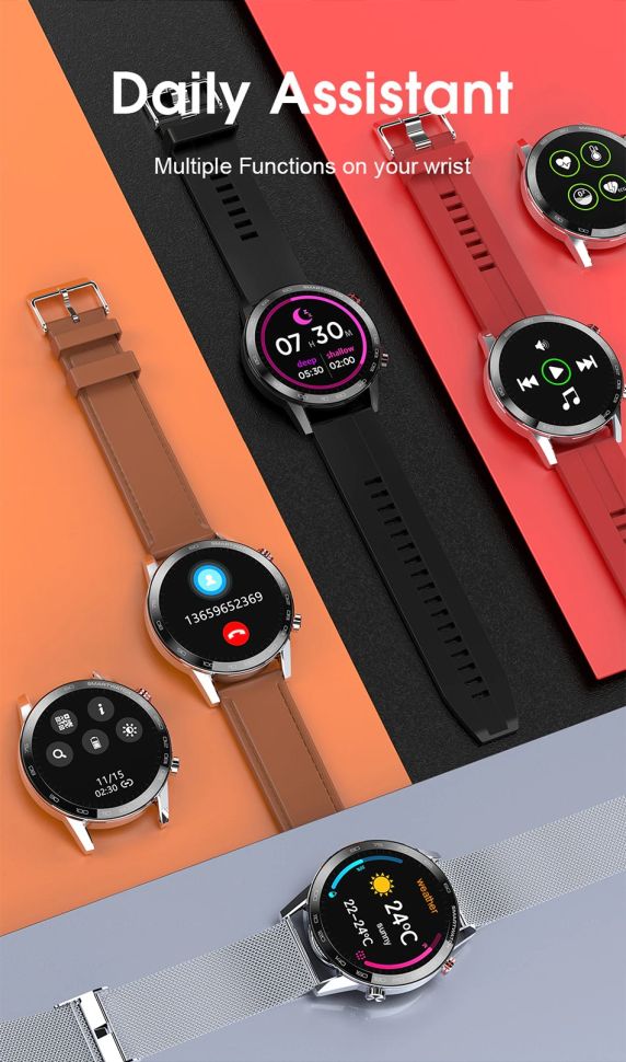 Смарт-годинник Smart Device 71 black steel