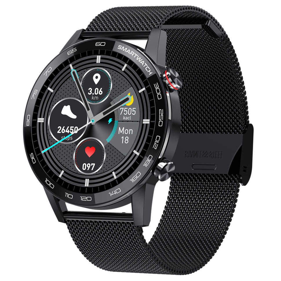 Смарт-годинник Smart Device 71 black steel