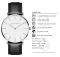 Чоловічий годинник Hannah Martin silver+black leather