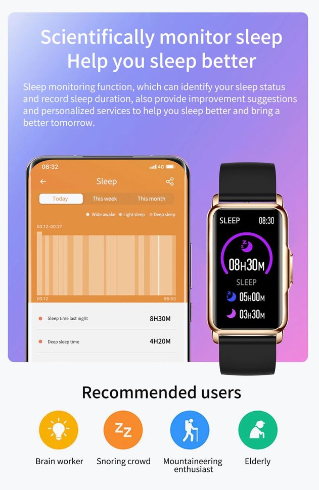 Смарт-годинник Smart Device 109 gold milanese loop