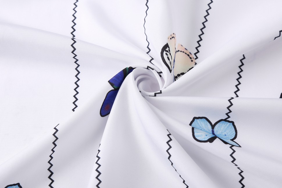 Плаття "Wallot" white+butterflies