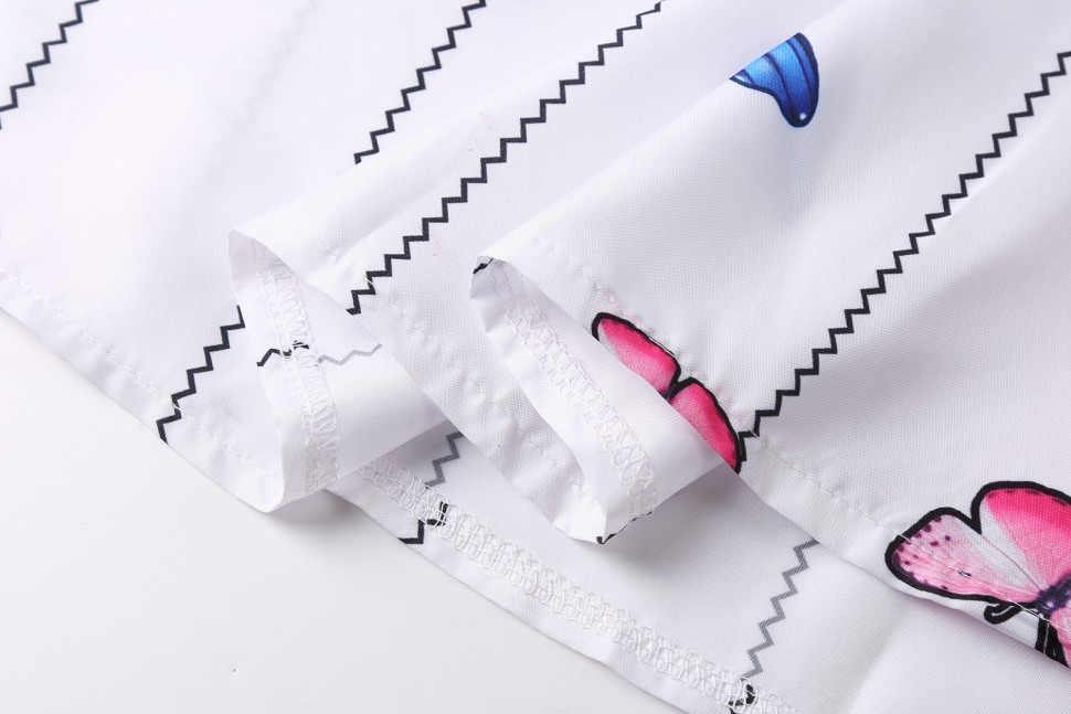 Плаття "Wallot" white+butterflies