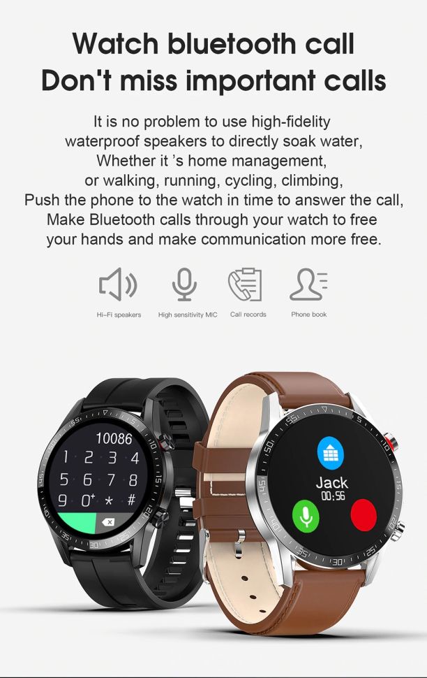 Смарт-годинник Smart Device 71 black silicon