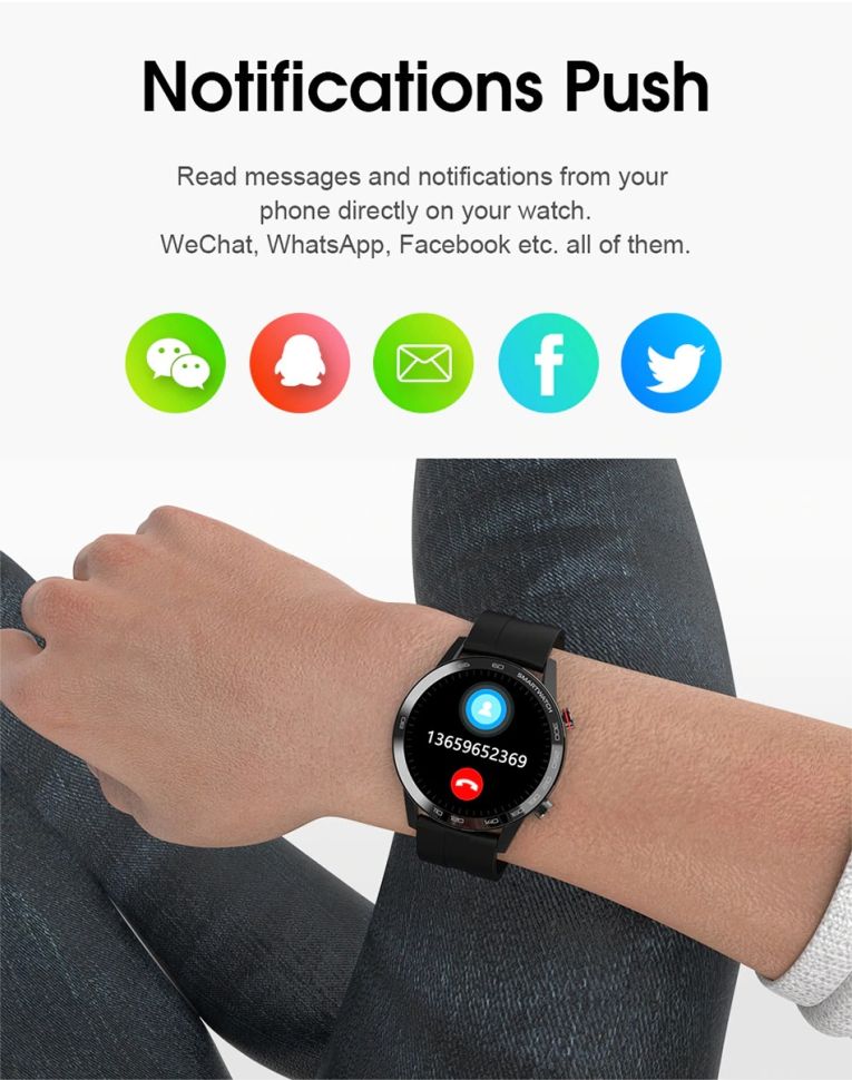 Смарт-годинник Smart Device 71 black silicon