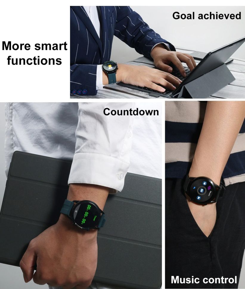 Смарт-годинник Smart Device 71 black silicon