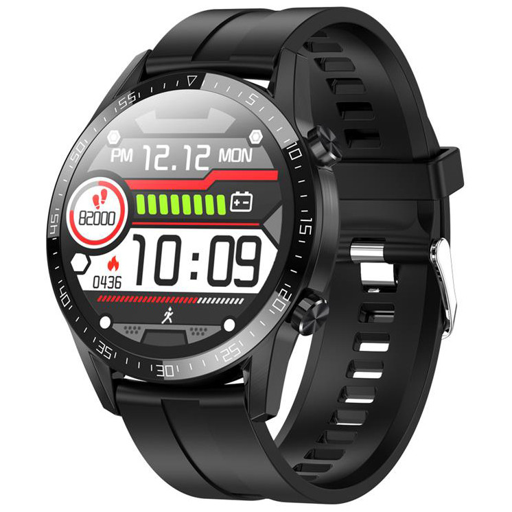 Смарт-годинник Smart Device 71 black silicon