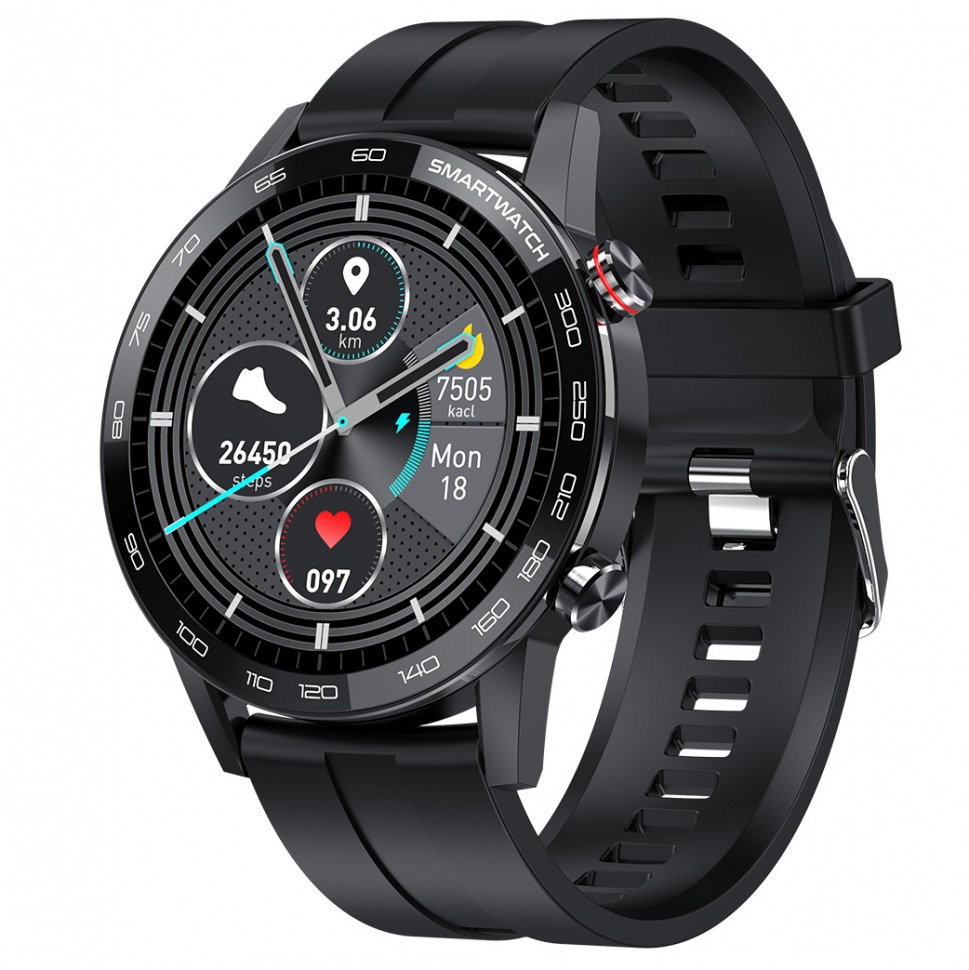 Смарт-годинник Smart Device 71 black silicon