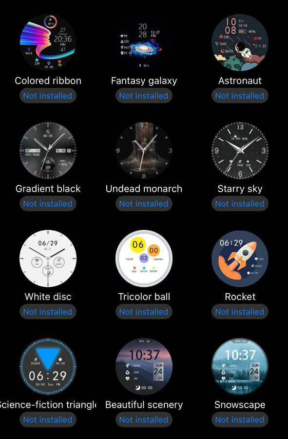 Смарт-годинник Smart Device 71 black silicon