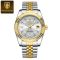 Чоловічий годинник Poedagar gold + silver