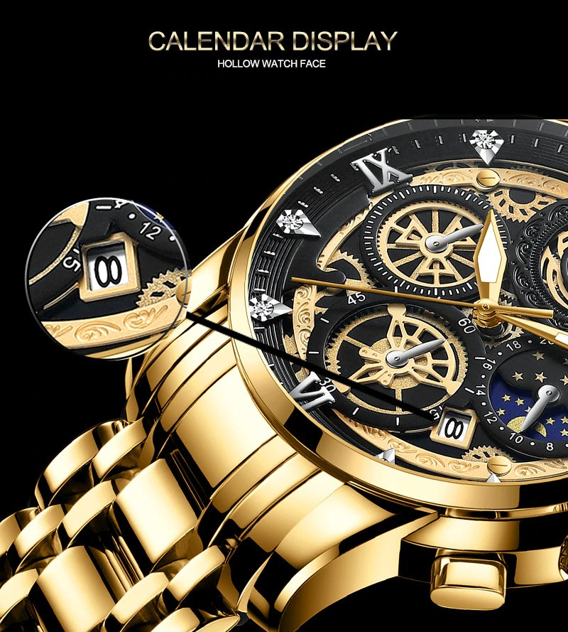 Чоловічий годинник VAVA VOOM gold