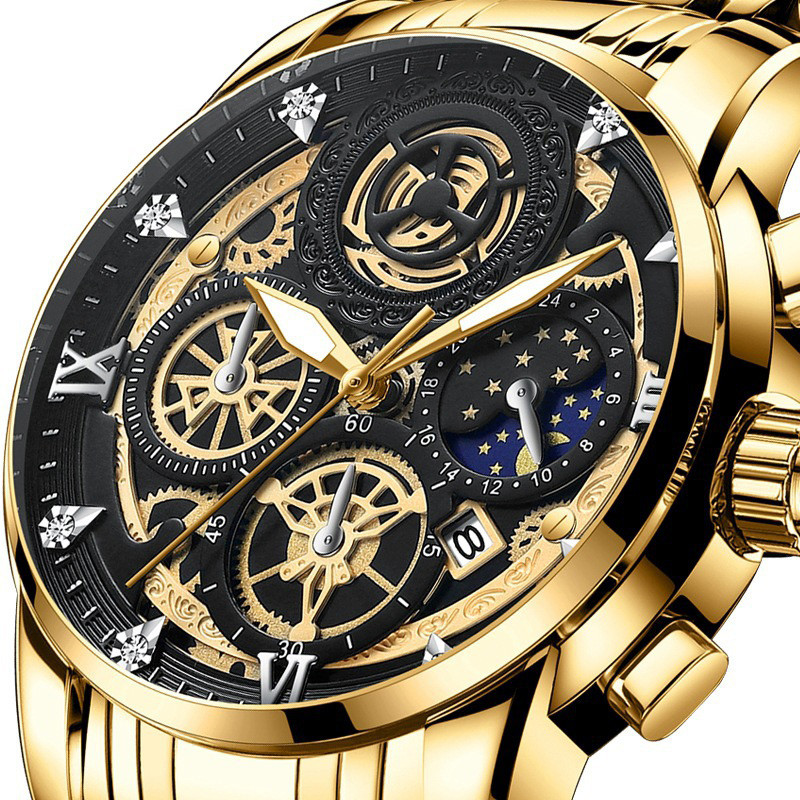 Чоловічий годинник VAVA VOOM gold
