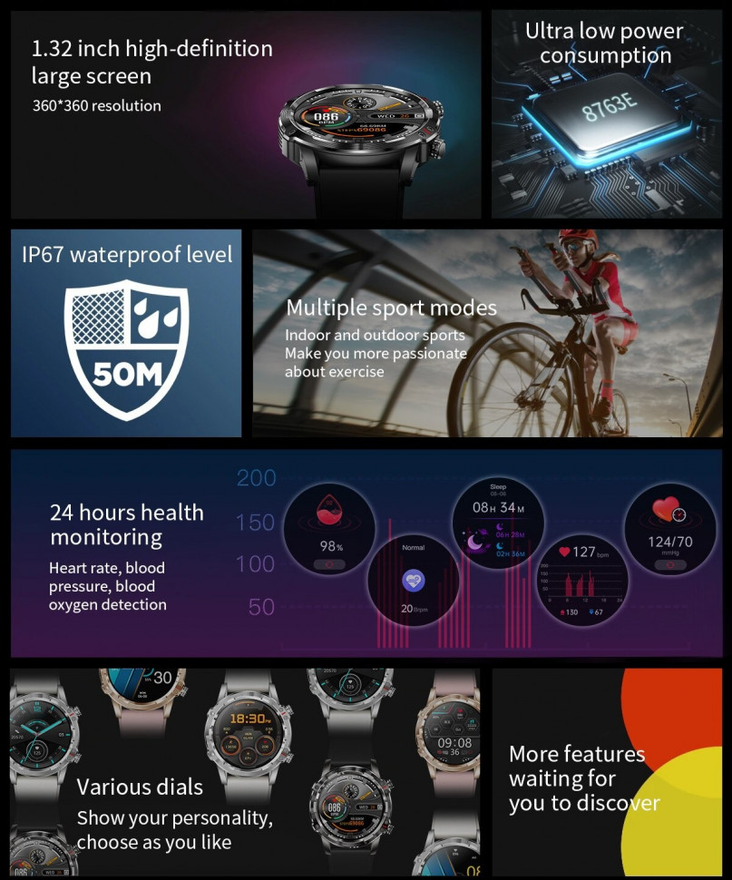 Смарт-годинник Smart Device 99 gold milanese loop