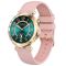 Смарт-годинник Women's Smart Device 21 gold+silicon