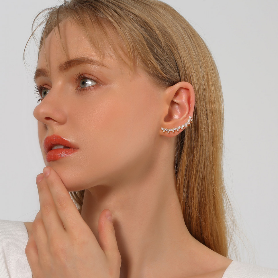 Кафа позолочена з кристалами №101-04 
