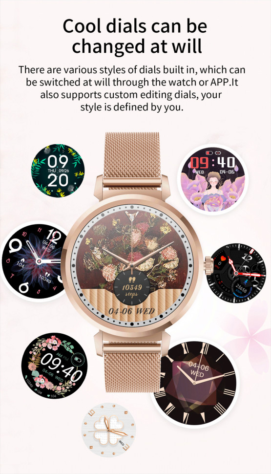 Смарт-годинник Women's Smart Device 4 silver steel 