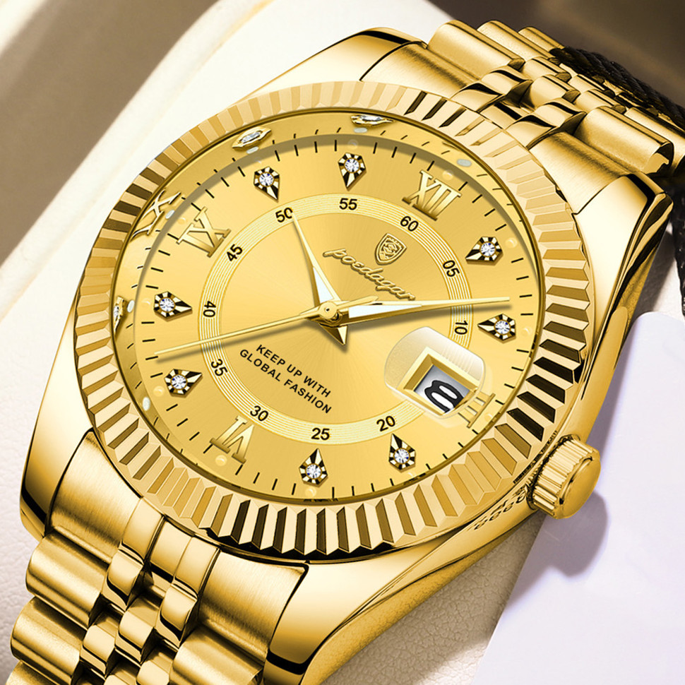Чоловічий годинник Poedagar gold 