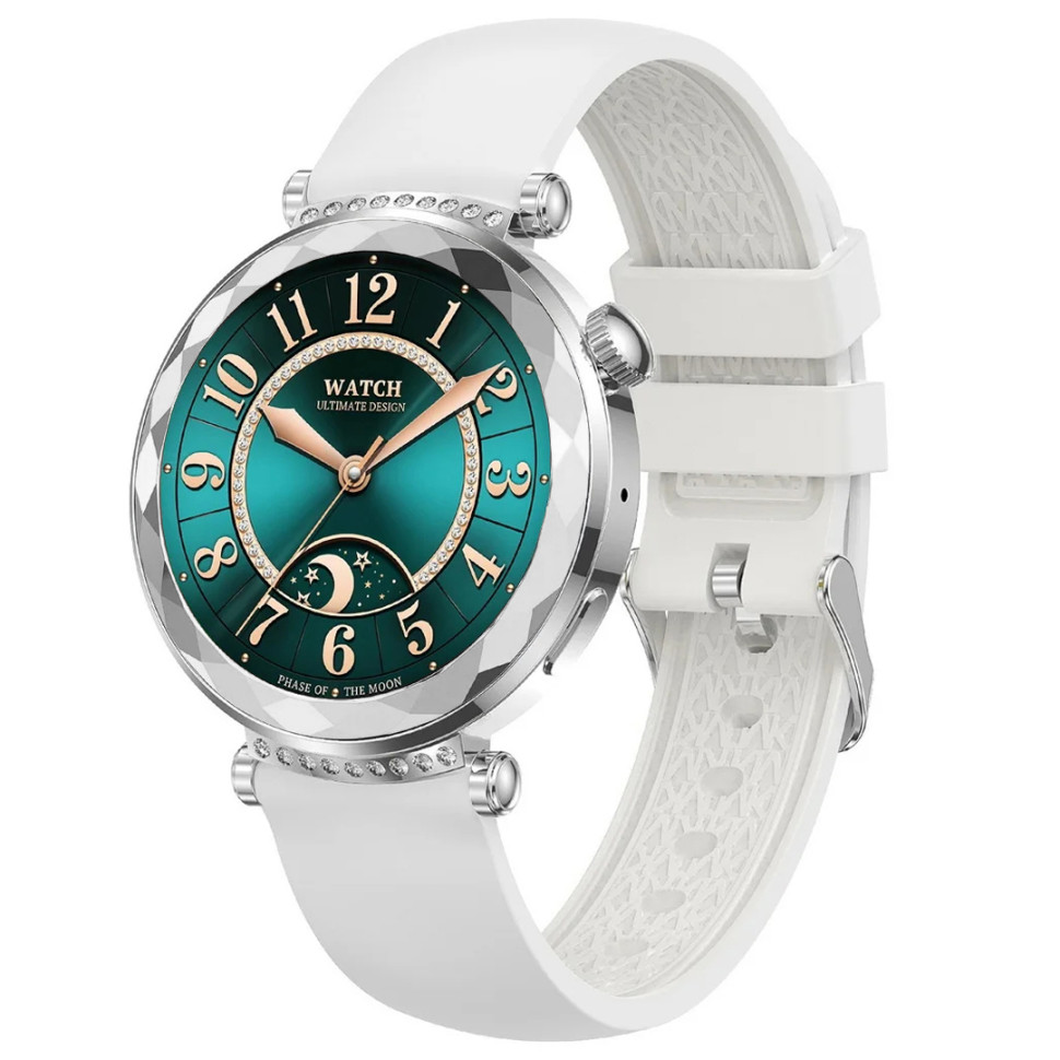 Смарт-годинник Women's Smart Device 21 silver+silicon
