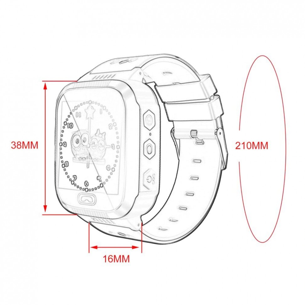 Дитячий смарт-годинник з GPS 3 rose