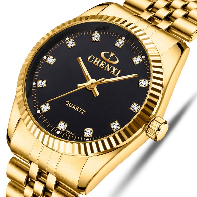 Чоловічий годинник CHENXI gold+black