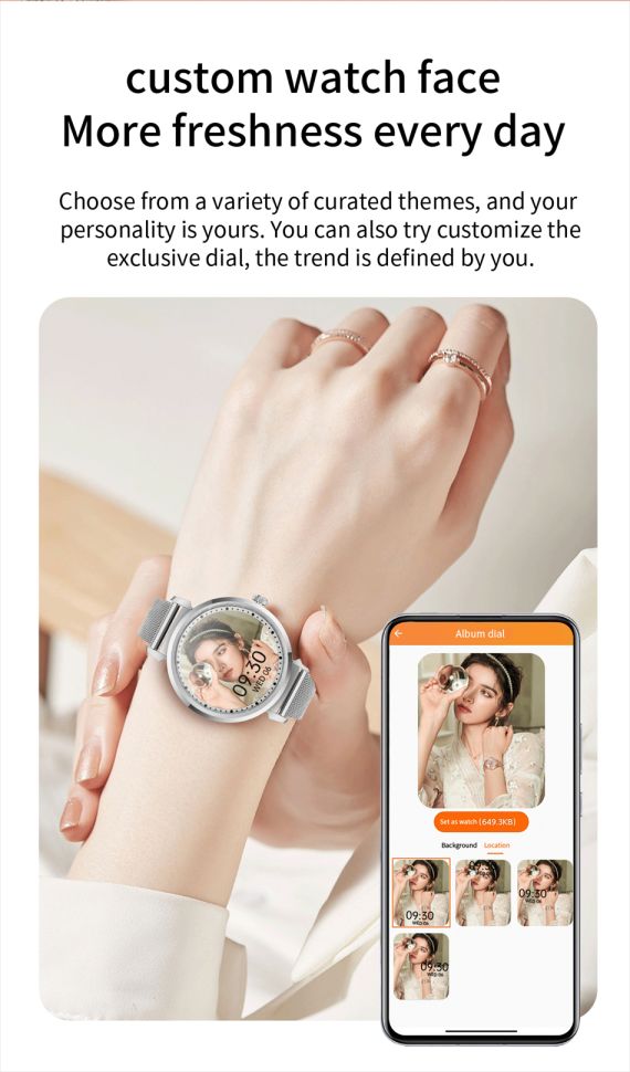 Смарт-годинник Women's Smart Device 4 silver