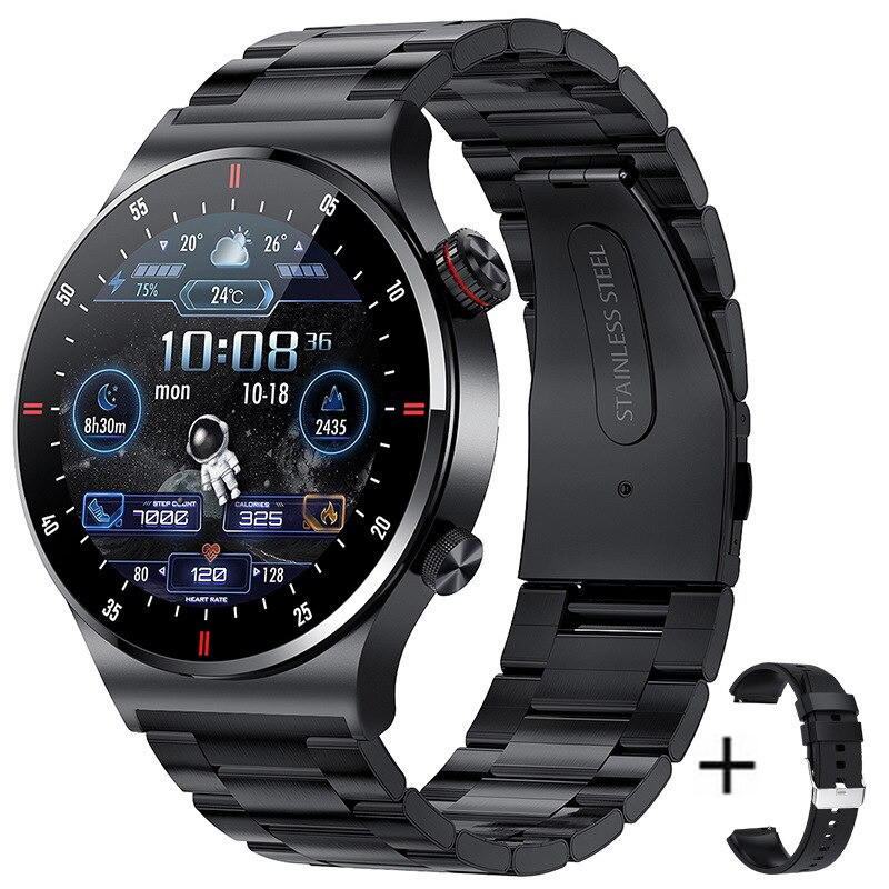 Смарт-годинник Smart Device 95 black steel, 2 ремінці