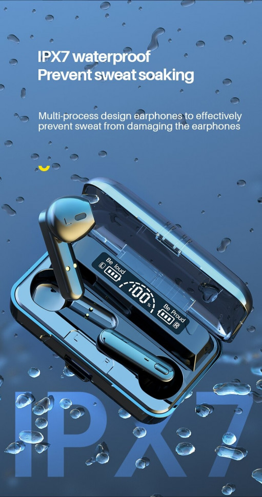 Навушники Bluetooth Air Music + Power Bank 81 Black   