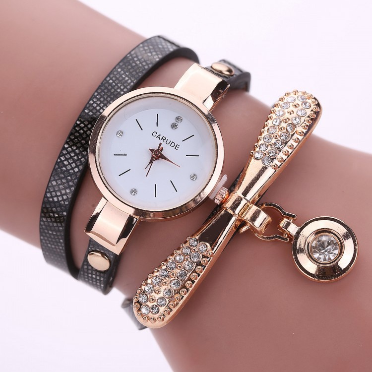 Жіночий годинник CARUDE black