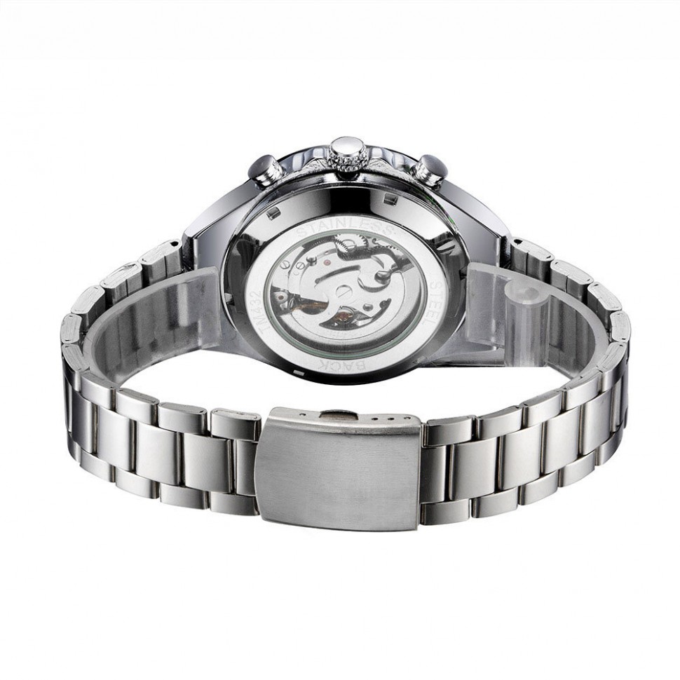 Чоловічий годинник механічний WINNER silver