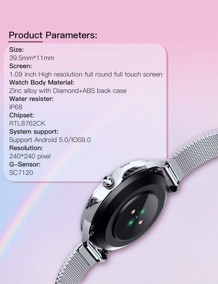Смарт-годинник Women's Smart Device 7 silver