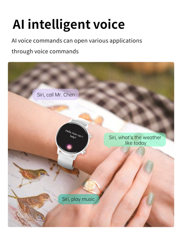 Смарт-годинник Women's Smart Device 8 gold+crema