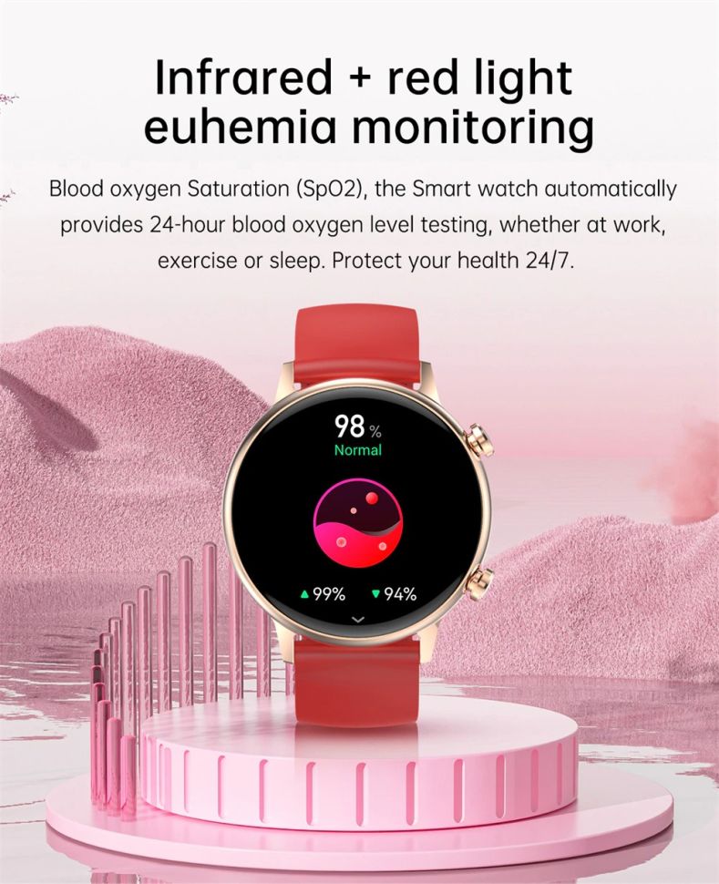 Смарт-годинник Women's Smart Device 8 gold+crema