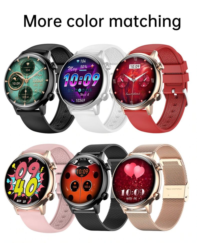 Смарт-годинник Women's Smart Device 8 gold+crema