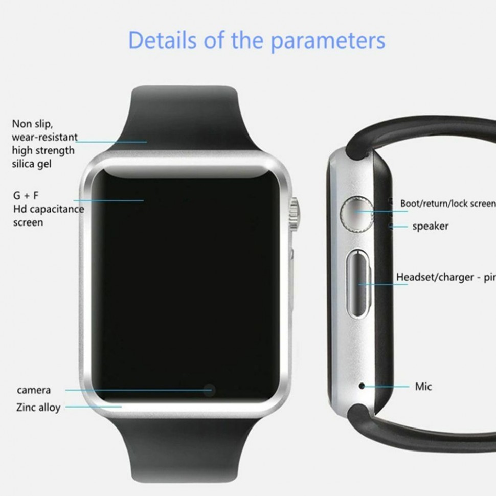 Смарт-годинник Smart Device 1 red