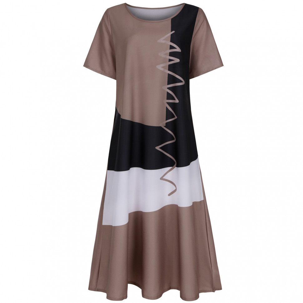 Плаття "Gio" dark-beige