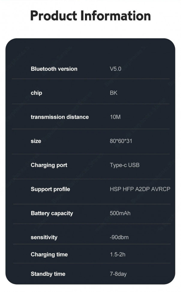 Навушники Bluetooth Air Music 84 Black 