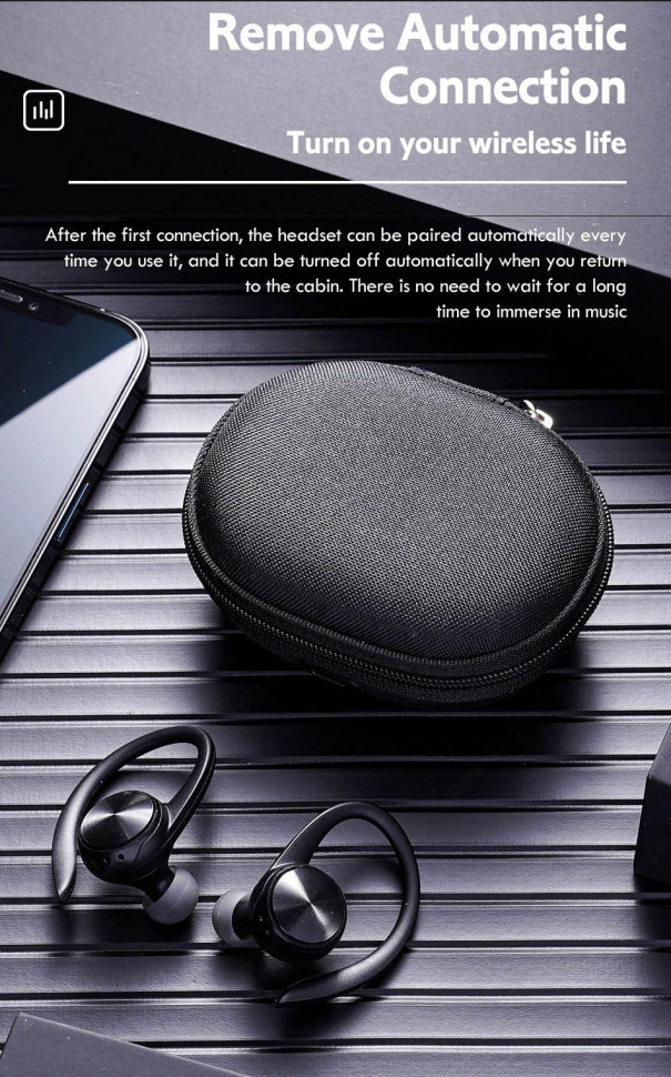 Навушники Bluetooth Air Music 84 Black 